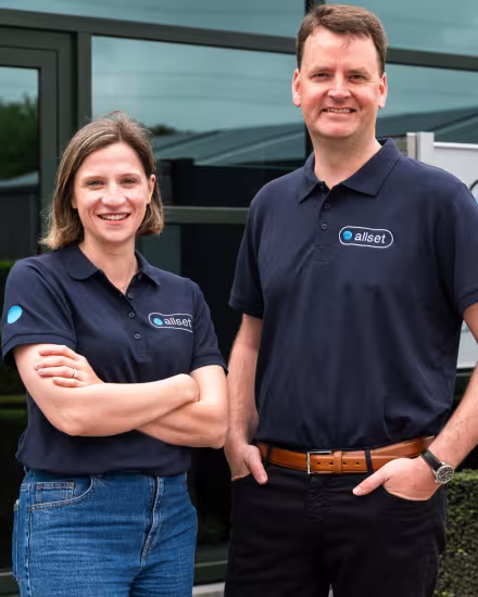Allset Aalter zaakvoerders Febe en Sebastien