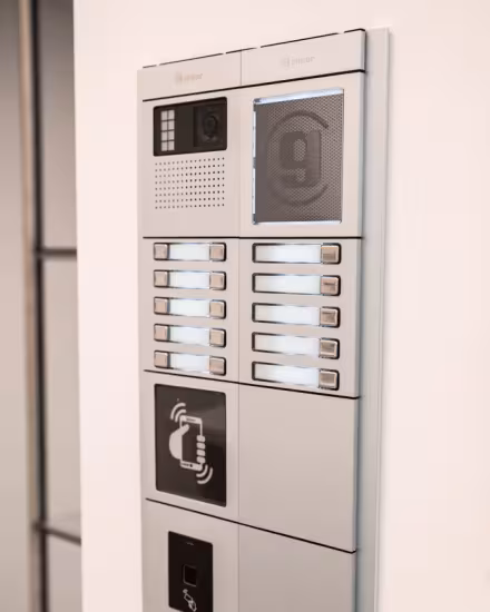 Allset Aalter Golmar Nexa modulaire belplaat buitenpost